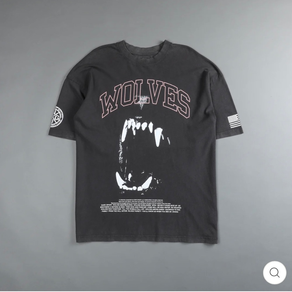 Darc Sport Bloody Thirsty V2 Oversized Shirt Sz M